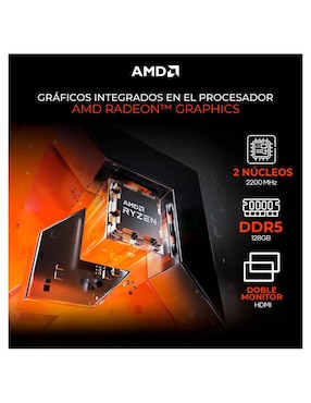 Computadora gamer Xtreme Pc Gaming XTPCR932GB5780MMDB27 pulgadas Full HD AMD Ryzen 9 AMD Radeon Graphics 32 GB RAM 1 TB SSD