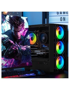 Computadora gamer Xtreme PC Gaming XTPCR516GB3050MDB 23.8 pulgadas Full HD AMD Ryzen 5 NVIDIA GeForce RTX 3050 16 GB RAM 1 TB SSD