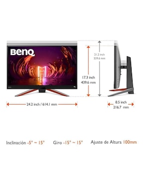 Monitor gamer Benq standard QHD 27 pulgadas EX2710Q