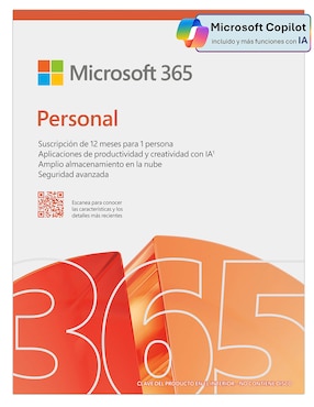 Microsoft 365 Personal Office Microsoft para 1 usuario