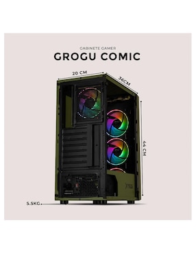 Gabinete Xtreme Pc Gaming Grogu Comic Edition