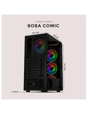 Gabinete Xtreme Pc Gaming Boba Comic Edition