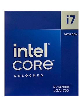 Procesador Intel i7 14700k con 20 núcleos