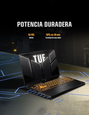 Laptop gamer Asus Tuf Gaming F16 16 pulgadas Full HD+ Intel Core i5 NVIDIA GeForce RTX 3050 16 GB RAM 512 GB SSD