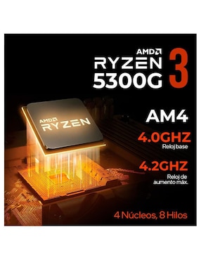 Computadora gamer Xtreme Pc Gaming XTACR316GBRENOIRMPB 23.8 pulgadas Full HD AMD Ryzen 3 AMD Radeon Graphics 16 GB RAM 500 GB SSD