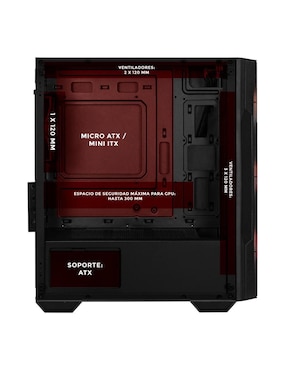 Gabinete Xtreme PC Gaming Lucky Msi Edition