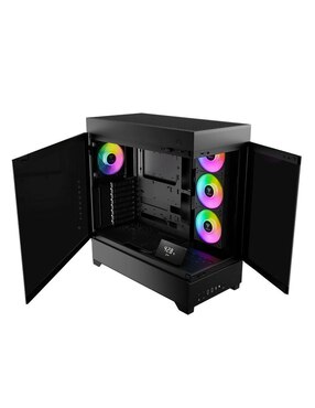 Gabinete de computadora Gamdias Atlas P1 BK ATX ARGB