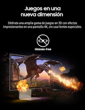 Monitor gamer Samsung standard 4K 27 pulgadas LS27FG900XNXZX