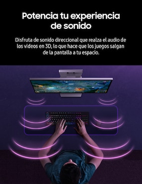 Monitor gamer Samsung standard 4K 27 pulgadas LS27FG900XNXZX