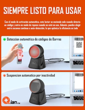 Lector de código de barras Qian