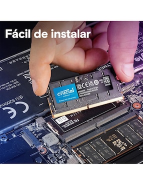 Memoria RAM SODIMM DDR5 Crucial 16 GB CT16G56C46S5