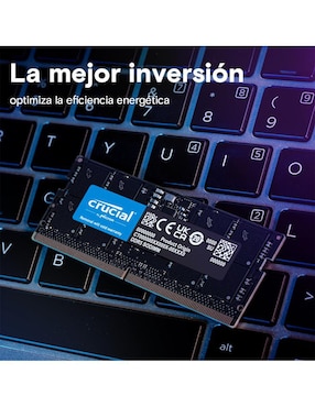 Memoria RAM SODIMM DDR5 Crucial 16 GB CT16G56C46S5