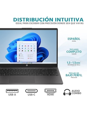 Laptop HP 250 G10 15.6 pulgadas HD Intel Core i3 Intel UHD 8 GB Ram 256 GB  SSD