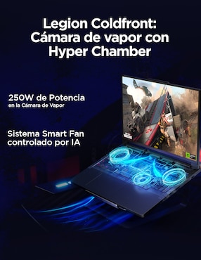 Laptop gamer Lenovo 83F5000XLM 16 pulgadas WQXGA Intel Core Ultra 9 NVIDIA GeForce RTX 5080 32 GB RAM 1 TB SSD
