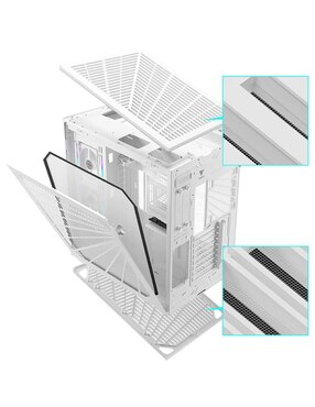 Gabinete de computadora Gamdias Neso P1 Pro WW