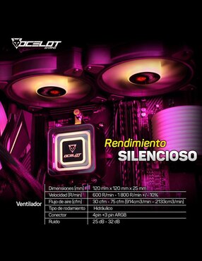 Disipador Ocelotgaming OEL240