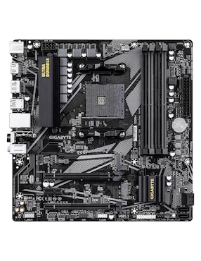Tarjeta madre Gigabyte b550m Ds3h Ac R2 compatible con procesador AMD