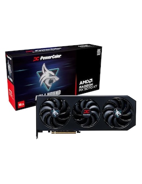 Tarjeta de video Power Color rx9070xt AMD Oc