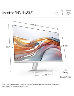 Monitor Hp standard full HD 24 pulgadas 94C21AA