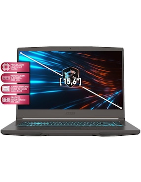 Laptop gamer MSI Thin 15 15.6 pulgadas Full HD Intel Core i5 NVIDIA GeForce RTX 4050 16 GB RAM 1.4 TB SSD
