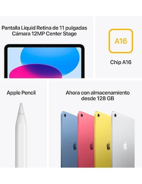 Apple iPad 11 11 pulgadas 128 GB de 4 GB RAM Reacondicionado