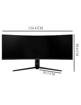Monitor gamer Cooler Master CMI-GP57ZS standard 4K/UHD 57.1 pulgadas