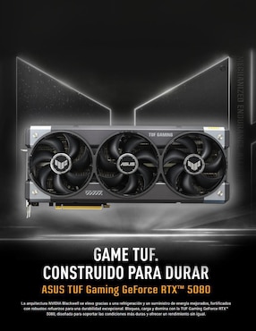 Tarjeta de video Asus TUF-RTX5080-O16G-GAMIN