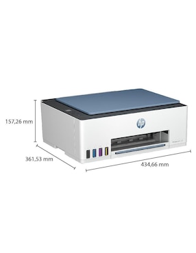 Multifuncional Hp Smart Tank 525 + Antivirus digital Mcafee Total Protection de inyección de tinta alámbrica a color