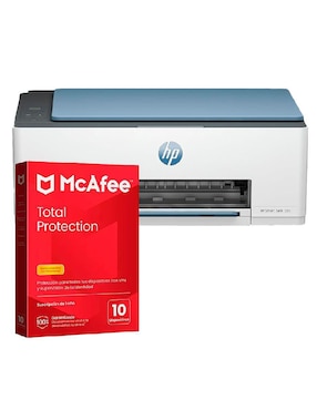 Multifuncional Hp Smart Tank 585 + Antivirus Digital Mcafee total protection de inyección de tinta inalámbrica a color