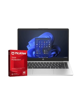 Laptop Hp 240 g10 + Mcafee total protection 1 año 14 pulgadas Full HD Intel Core i5 UHD 8 GB RAM 512 GB SSD