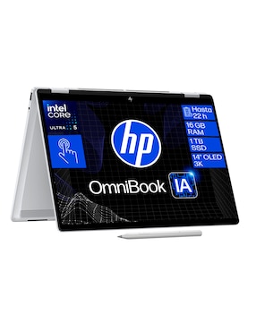 Laptop 2 en 1 touch HP OmniBook X Flip 14-fm0052la 14 pulgadas 3K Intel Core Ultra 5 226V Intel Arc 16 GB RAM 1 TB SSD