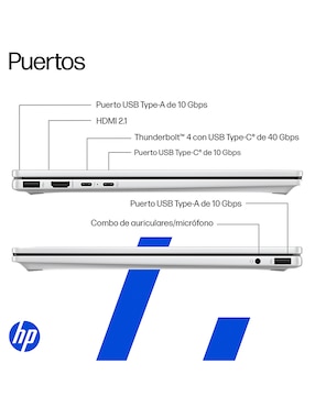 Laptop 2 en 1 touch HP OmniBook X Flip 14-fm0052la 14 pulgadas 3K Intel Core Ultra 5 226V Intel Arc 16 GB RAM 1 TB SSD