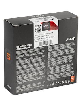 Procesador Amd 100-100000593wof con 6 núcleos