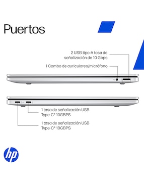 Laptop HP Omnibook 5 14-HE0000LA 14 pulgadas 2K Snapdragon X Qualcomm Adreno 16 GB RAM 512 GB SSD