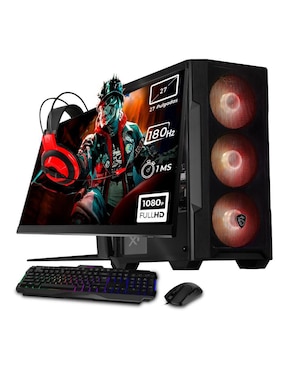 Computadora gamer Xtreme Pc Gaming XTMSIR732GBRX7600MMF 27 pulgadas Full HD AMD Ryzen 7 AMD Radeon RX 7600 16 GB RAM 1 TB SSD