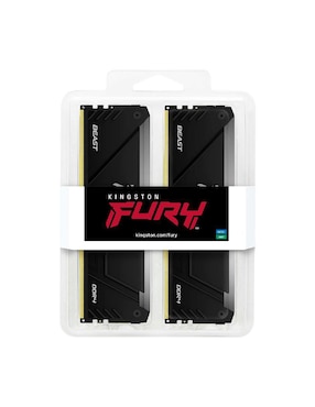 Memoria Ram Dimm Ddr4 Kingston 16 Gb Fury Beast Rgb Ddr4 1 pack
