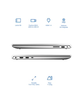 Laptop Thin & Light Dell DC 15250 15.6 pulgadas Full HD Intel Core i7 Intel UHD Graphics 16 GB RAM 1 TB SSD