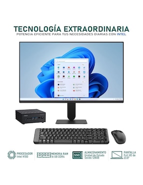 Computadora de escritorio Asus ExpertCenter PN42 Intel N100 Integrada 16 GB RAM 128 GB SSD