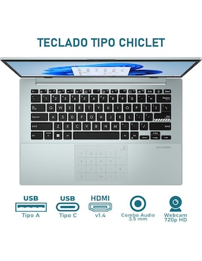Laptop Asus Vivobook Go 14 14 pulgadas Full HD AMD Ryzen 5 AMD Radeon 8 GB RAM 512 GB SSD