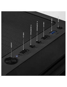 Computadora gamer Xtreme Pc Gaming XTPCR732GBRENOIRKB AMD Ryzen 7 AMD Radeon Graphics 32 GB RAM 1 TB SSD