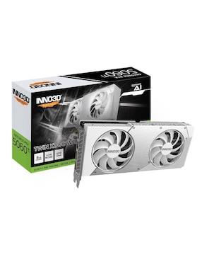 Tarjeta de video Inno3d rtx 5060ti x2oc white