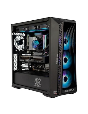 Computadora gamer Grizzly PG-AMD066 AMD Ryzen 7 NVIDIA GeForce RTX 5060 Ti 32 GB RAM 2 TB SSD
