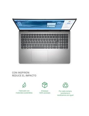 Laptop thin & light Dell DC15250 15.6 pulgadas Full HD Intel Core i5 Intel UHD 16 GB RAM 512 GB SSD