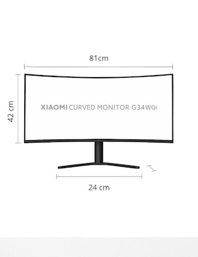 Monitor Xiaomi Curved 34 pulgadas G34WQI