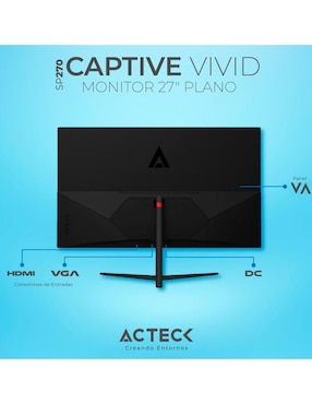 Monitor Acteck Captive Vivid II VA HD 27 pulgadas AC-943154