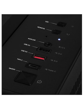 Computadora gamer Xtreme Pc Gaming XTBRR732GB55060TEB amd ryzen 7 nvidia geforce rtx 5060 16 gb ram 1 tb ssd