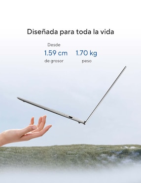 Laptop thin & light Asus Vivobook S14 14 pulgadas WQXGA Snapdragon X Qualcomm Adreno 16 GB RAM 512 GB SSD