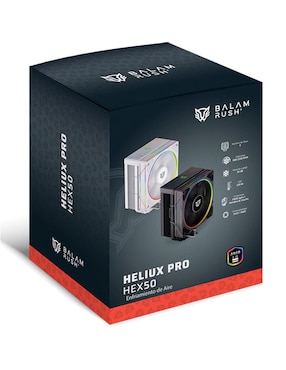Disipador Balam Rush Heliux Pro hex50