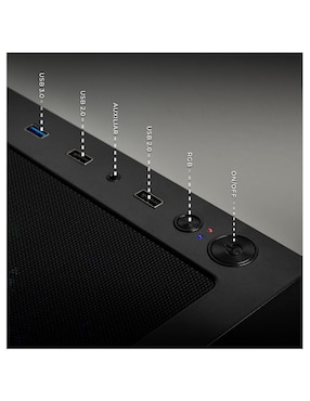 Computadora gamer Xtreme Pc Gaming XTOCR732GBRX7600MCP 27 pulgadas full hd amd ryzen 7 amd radeon rx 7600 16 gb ram 1 tb ssd