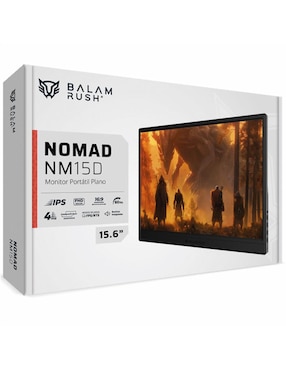 Monitor portátil Balam Rush Nomad NM15D IPS Full HD 15.6 pulgadas BR-943123